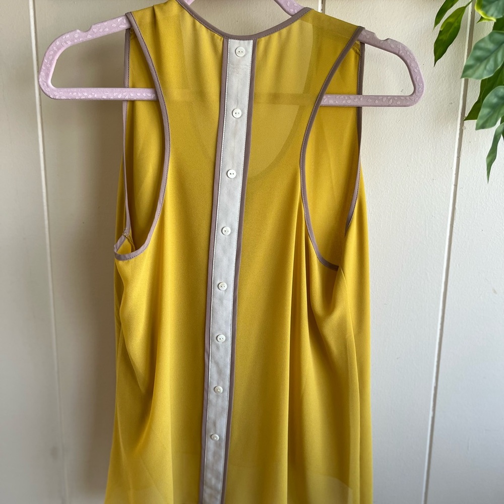 Naked Zebra yellow blouse